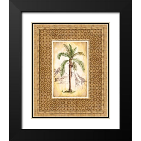 South Palm IV Black Modern Wood Framed Art Print with Double Matting by Laliberte, Andrea