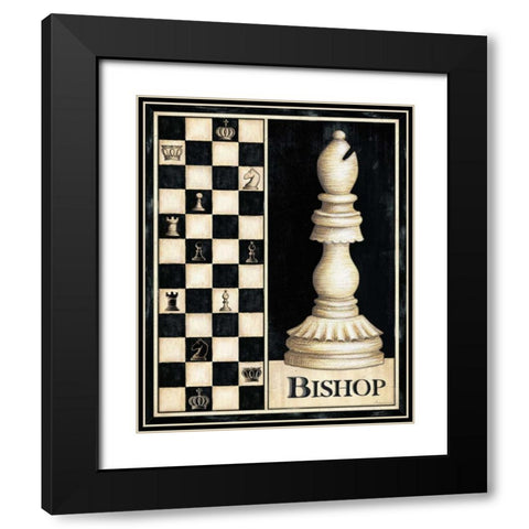 Classic Bishop Black Modern Wood Framed Art Print with Double Matting by Laliberte, Andrea