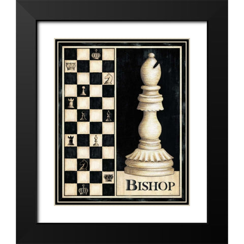 Classic Bishop Black Modern Wood Framed Art Print with Double Matting by Laliberte, Andrea