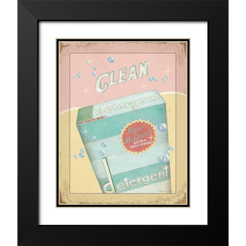 Clean Black Modern Wood Framed Art Print with Double Matting by Laliberte, Andrea