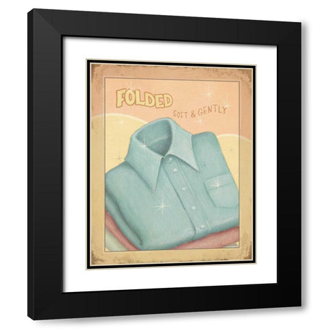 Fold Black Modern Wood Framed Art Print with Double Matting by Laliberte, Andrea