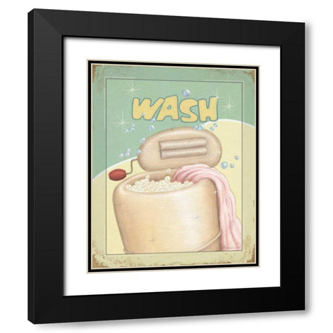 Wash Black Modern Wood Framed Art Print with Double Matting by Laliberte, Andrea