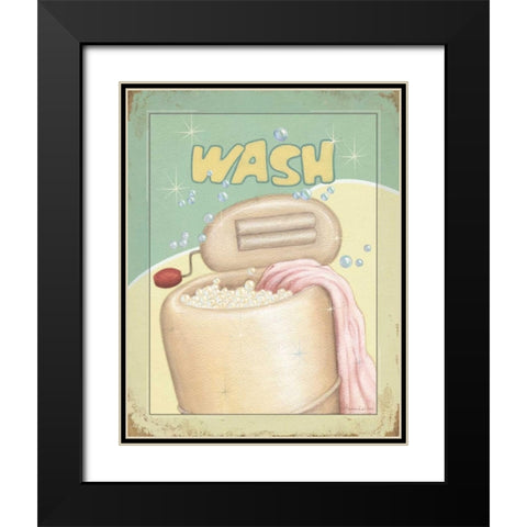 Wash Black Modern Wood Framed Art Print with Double Matting by Laliberte, Andrea