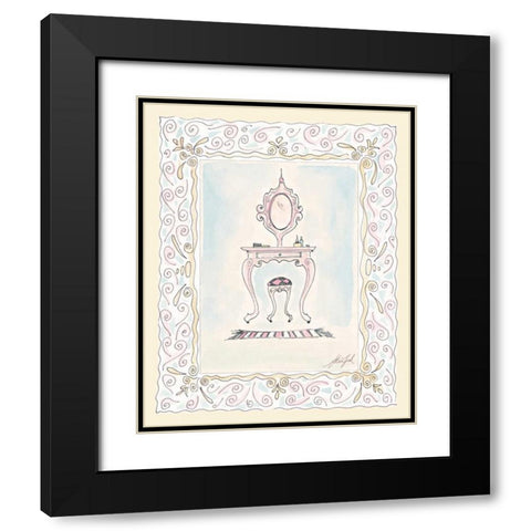 Toilette IV Black Modern Wood Framed Art Print with Double Matting by Leal, Steve