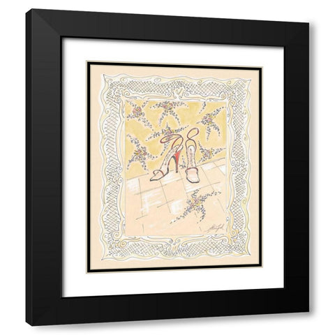 On the Town I Black Modern Wood Framed Art Print with Double Matting by Leal, Steve