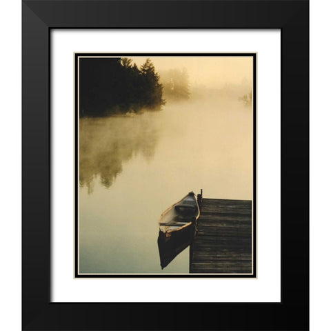 Plenitude II Black Modern Wood Framed Art Print with Double Matting by Lestage, Suzanne