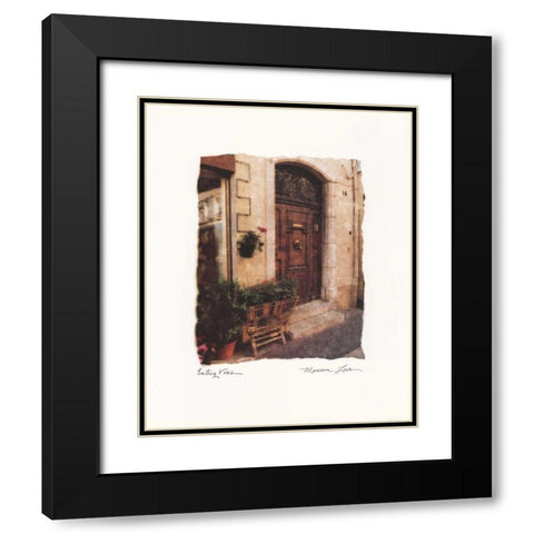 Entrez Vous Black Modern Wood Framed Art Print with Double Matting by Love, Maureen