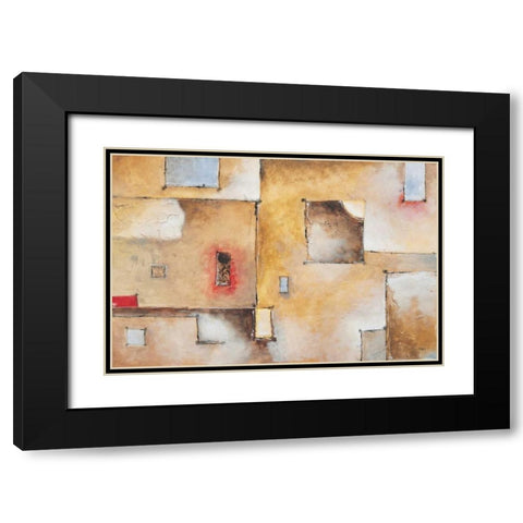Circuit Breaker II Black Modern Wood Framed Art Print with Double Matting by Linza, Loretta