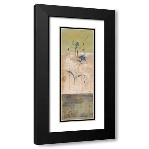Kimono I Black Modern Wood Framed Art Print with Double Matting by Linza, Loretta