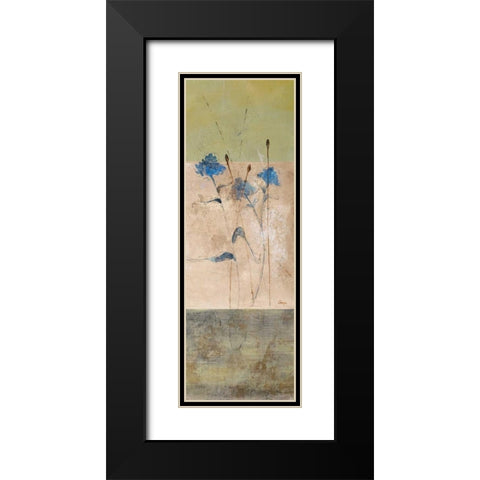 Kimono II Black Modern Wood Framed Art Print with Double Matting by Linza, Loretta