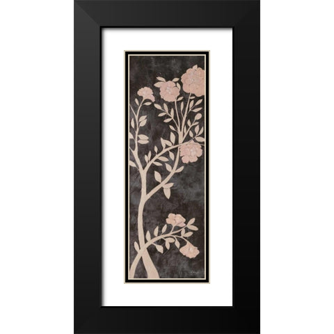Moonlight Garden I Black Modern Wood Framed Art Print with Double Matting by Linza, Loretta