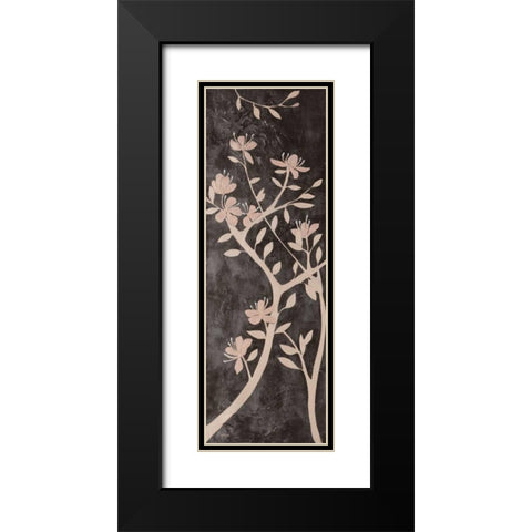 Moonlight Garden II Black Modern Wood Framed Art Print with Double Matting by Linza, Loretta