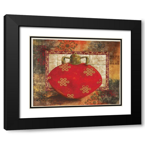 Eastern Wares I Black Modern Wood Framed Art Print with Double Matting by Linza, Loretta