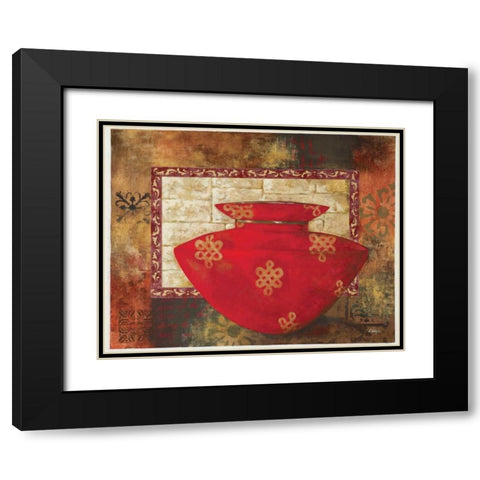 Eastern Wares II Black Modern Wood Framed Art Print with Double Matting by Linza, Loretta