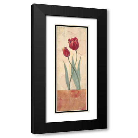 Circular Balance I Black Modern Wood Framed Art Print with Double Matting by Marque, Lucia