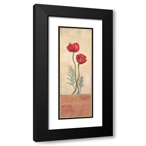 Circular Balance II Black Modern Wood Framed Art Print with Double Matting by Marque, Lucia