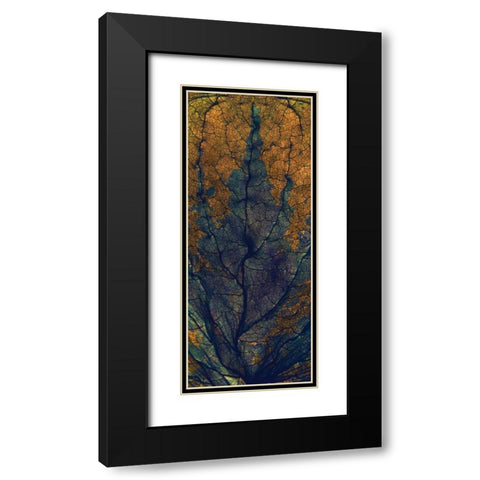 Coleus Window Black Modern Wood Framed Art Print with Double Matting by McLemore, Julia