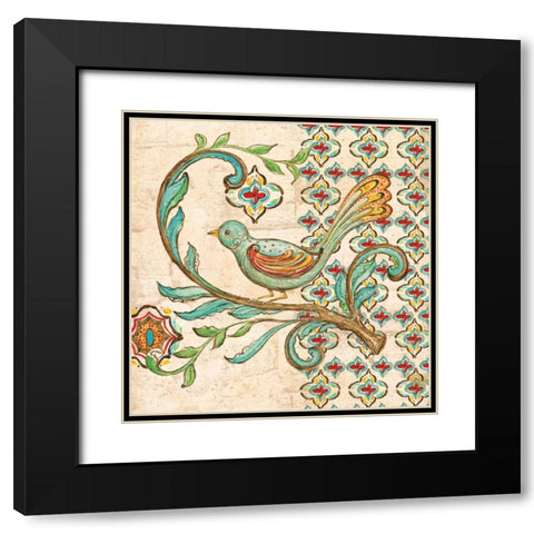 Treetop Bird II Black Modern Wood Framed Art Print with Double Matting by McRostie, Kate