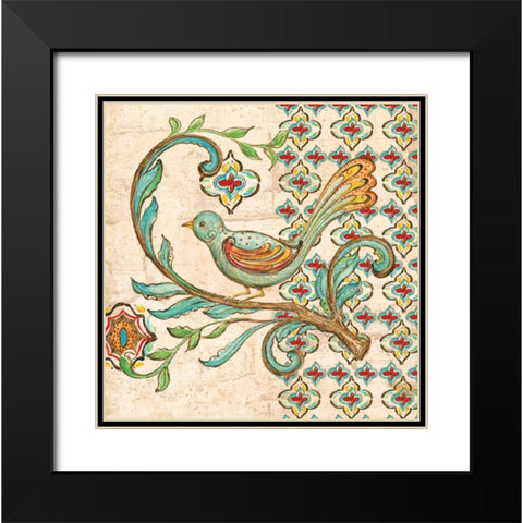 Treetop Bird II Black Modern Wood Framed Art Print with Double Matting by McRostie, Kate