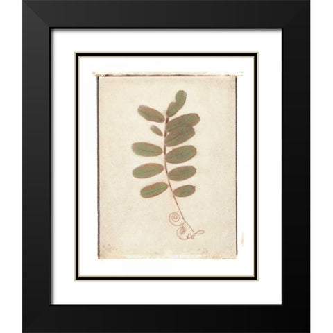 Tendril Black Modern Wood Framed Art Print with Double Matting by Melious, Amy