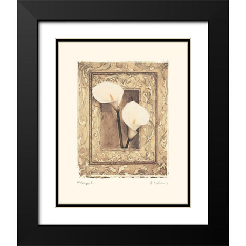 Firenze I Black Modern Wood Framed Art Print with Double Matting by Melious, Amy