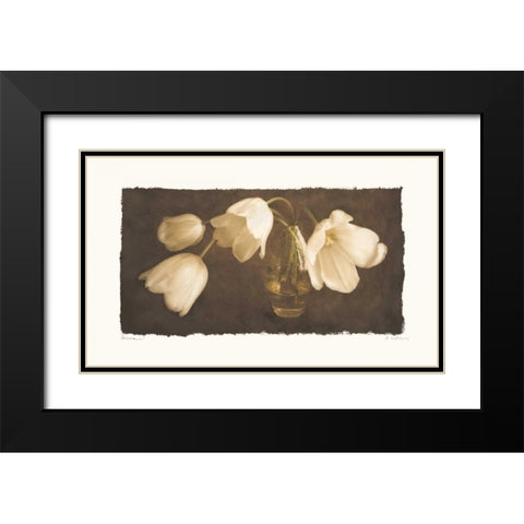 Anima I Black Modern Wood Framed Art Print with Double Matting by Melious, Amy