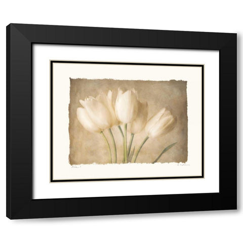 Aria I Black Modern Wood Framed Art Print with Double Matting by Melious, Amy