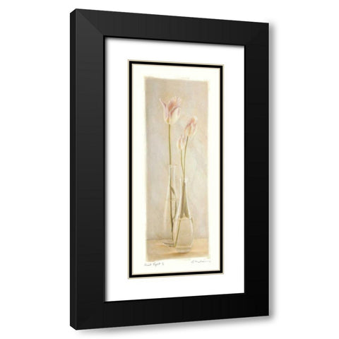 Quiet Light I Black Modern Wood Framed Art Print with Double Matting by Melious, Amy