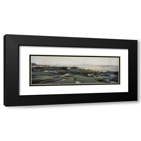 Rocky Shores I Black Modern Wood Framed Art Print with Double Matting by Melious, Amy