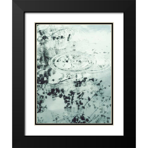 Ripples of the Rain II Black Modern Wood Framed Art Print with Double Matting by Melious, Amy