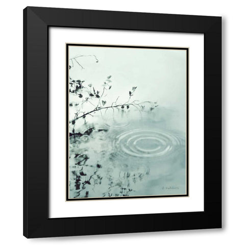 Ripples of the Rain III Black Modern Wood Framed Art Print with Double Matting by Melious, Amy