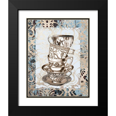 Tippy I Black Modern Wood Framed Art Print with Double Matting by Meyer, Jill