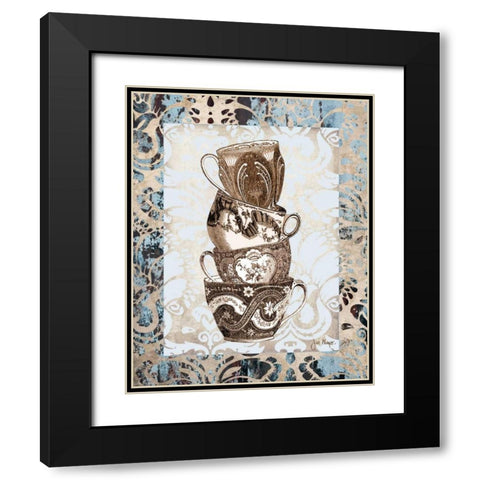Tippy II Black Modern Wood Framed Art Print with Double Matting by Meyer, Jill