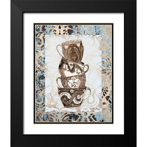 Tippy II Black Modern Wood Framed Art Print with Double Matting by Meyer, Jill