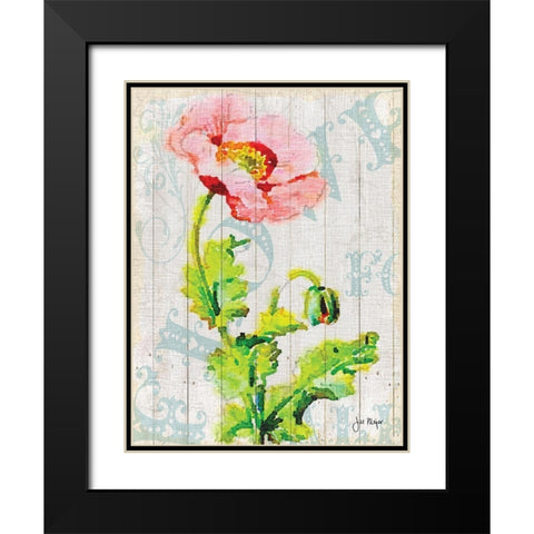 On the Fence I Black Modern Wood Framed Art Print with Double Matting by Meyer, Jill