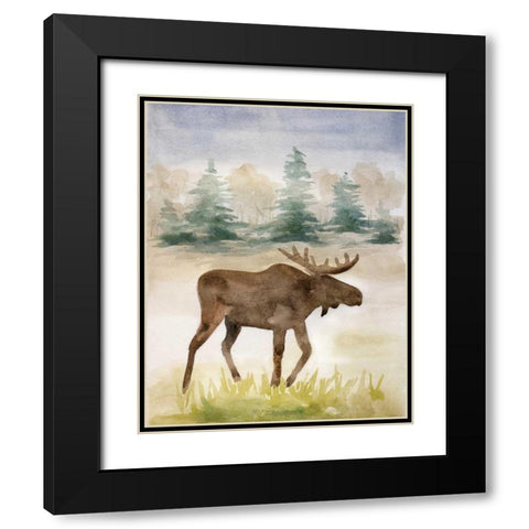 Wildlife II Black Modern Wood Framed Art Print with Double Matting by Ferry, Margaret