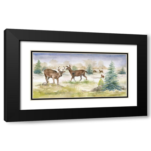 In the Meadow Black Modern Wood Framed Art Print with Double Matting by Ferry, Margaret