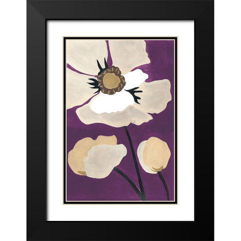 Ultraviolet Pop I Black Modern Wood Framed Art Print with Double Matting by Ferry, Margaret