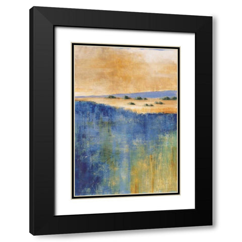 In the Distance I Black Modern Wood Framed Art Print with Double Matting by Martin, Cheryl