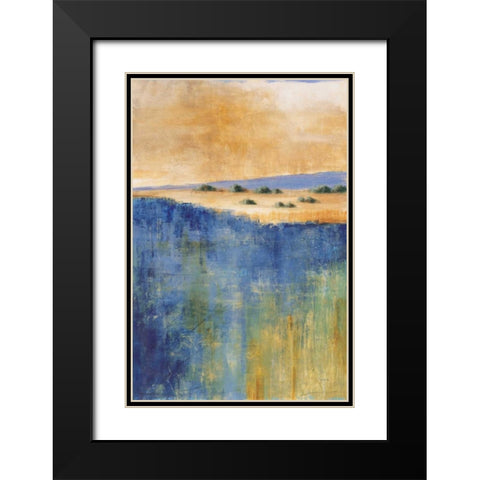 In the Distance I Black Modern Wood Framed Art Print with Double Matting by Martin, Cheryl