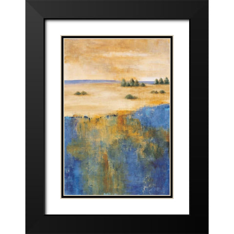 In the Distance II Black Modern Wood Framed Art Print with Double Matting by Martin, Cheryl