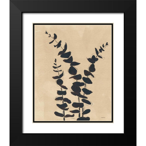 Platinum Shadow I Black Modern Wood Framed Art Print with Double Matting by Martin, Cheryl