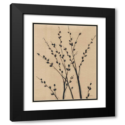 Platinum Shadow II Black Modern Wood Framed Art Print with Double Matting by Martin, Cheryl