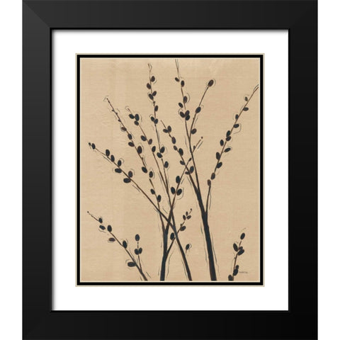Platinum Shadow II Black Modern Wood Framed Art Print with Double Matting by Martin, Cheryl