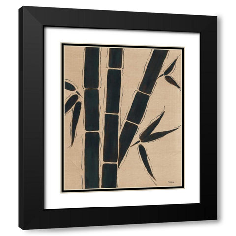 Platinum Shadow III Black Modern Wood Framed Art Print with Double Matting by Martin, Cheryl