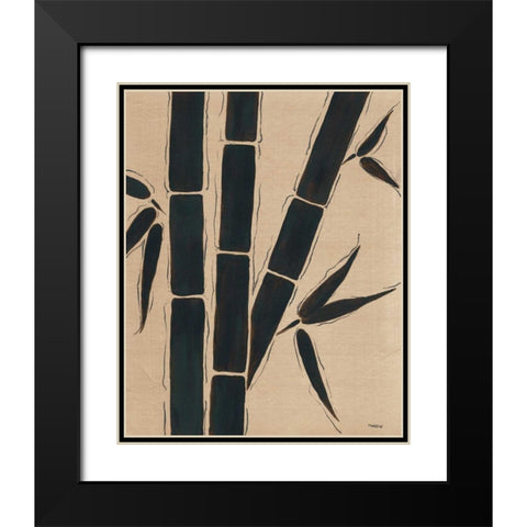Platinum Shadow III Black Modern Wood Framed Art Print with Double Matting by Martin, Cheryl