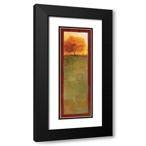 Autumn Vision I Black Modern Wood Framed Art Print with Double Matting by Martin, Cheryl