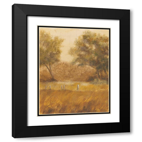Traveled Path I Black Modern Wood Framed Art Print with Double Matting by Martin, Cheryl