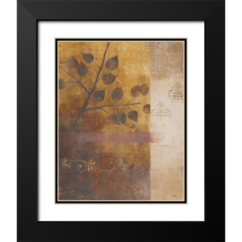 Woodland Shadows II Black Modern Wood Framed Art Print with Double Matting by Martin, Cheryl
