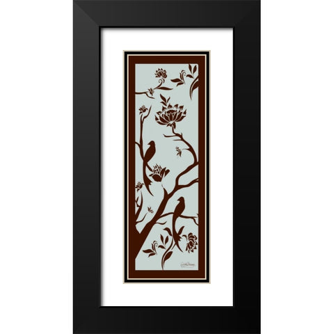 Bird Silo I Black Modern Wood Framed Art Print with Double Matting by Murray, Sylvia